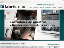 Tablet Screenshot of fabrimotor.com